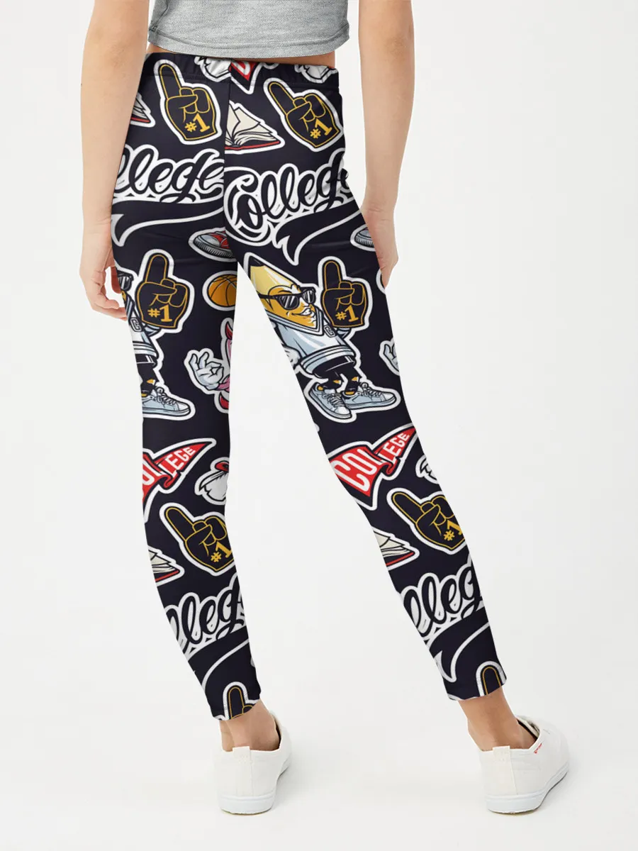 Леггинсы для девочки / Pop art