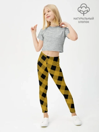 Леггинсы для девочки / Шотландка