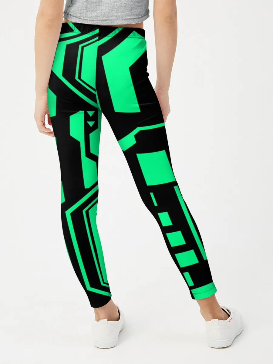 Леггинсы для девочки / КИБЕРПАНК