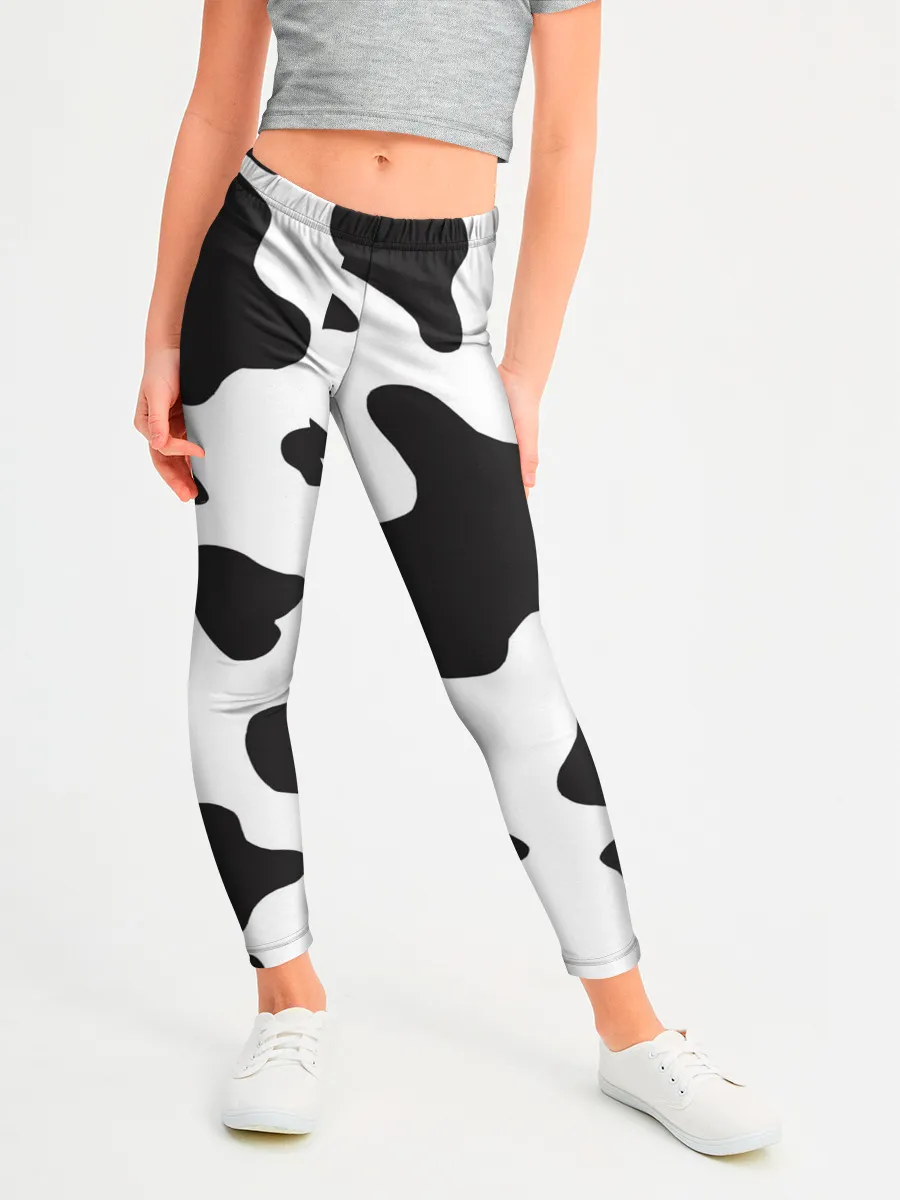 Леггинсы для девочки / COW PRINT