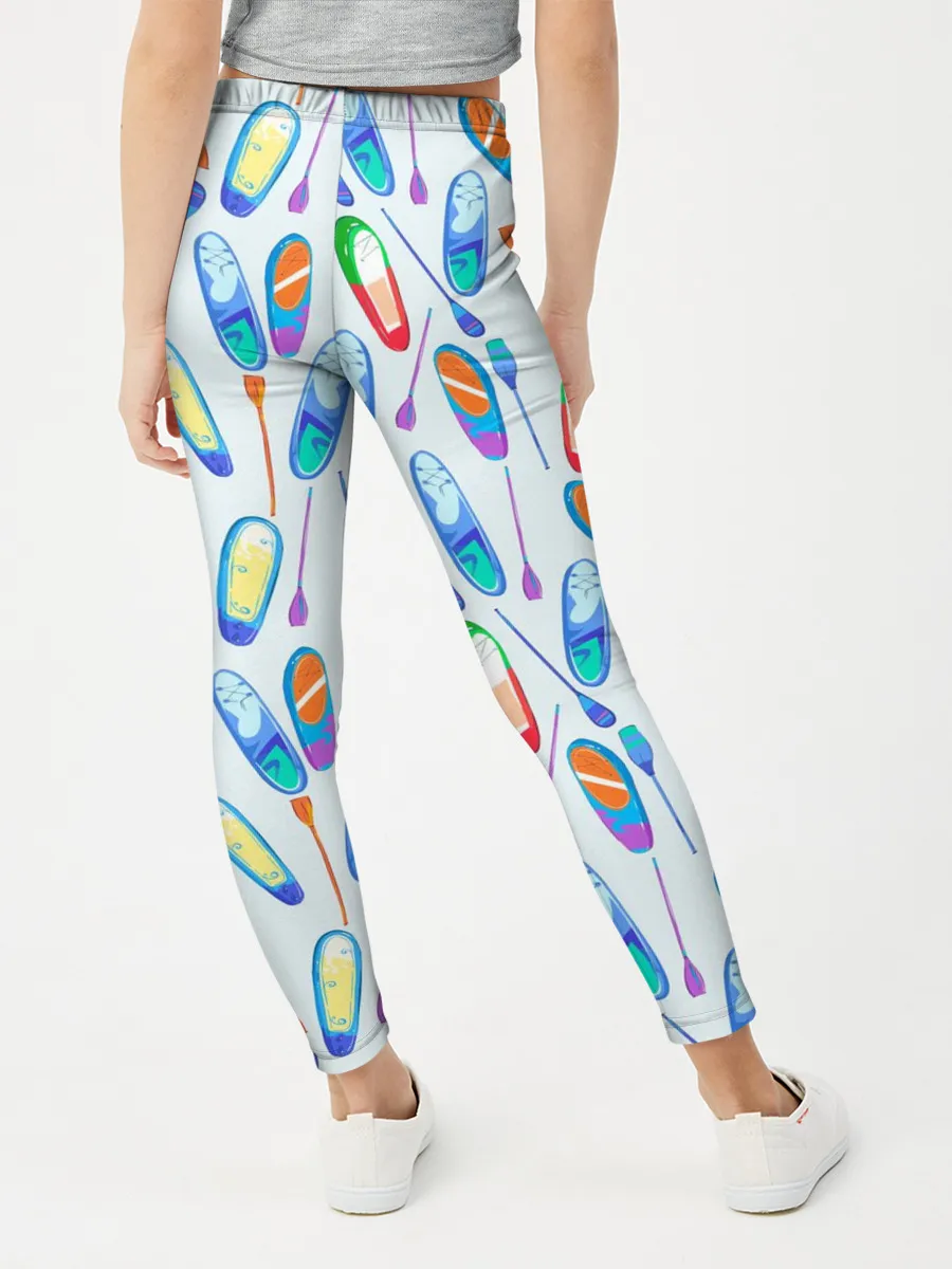 Леггинсы для девочки / доски для серфинга