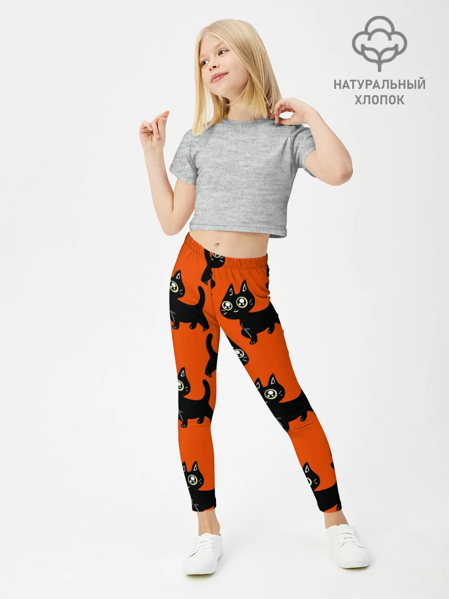 Леггинсы для девочки / HALLOWEEN CATS