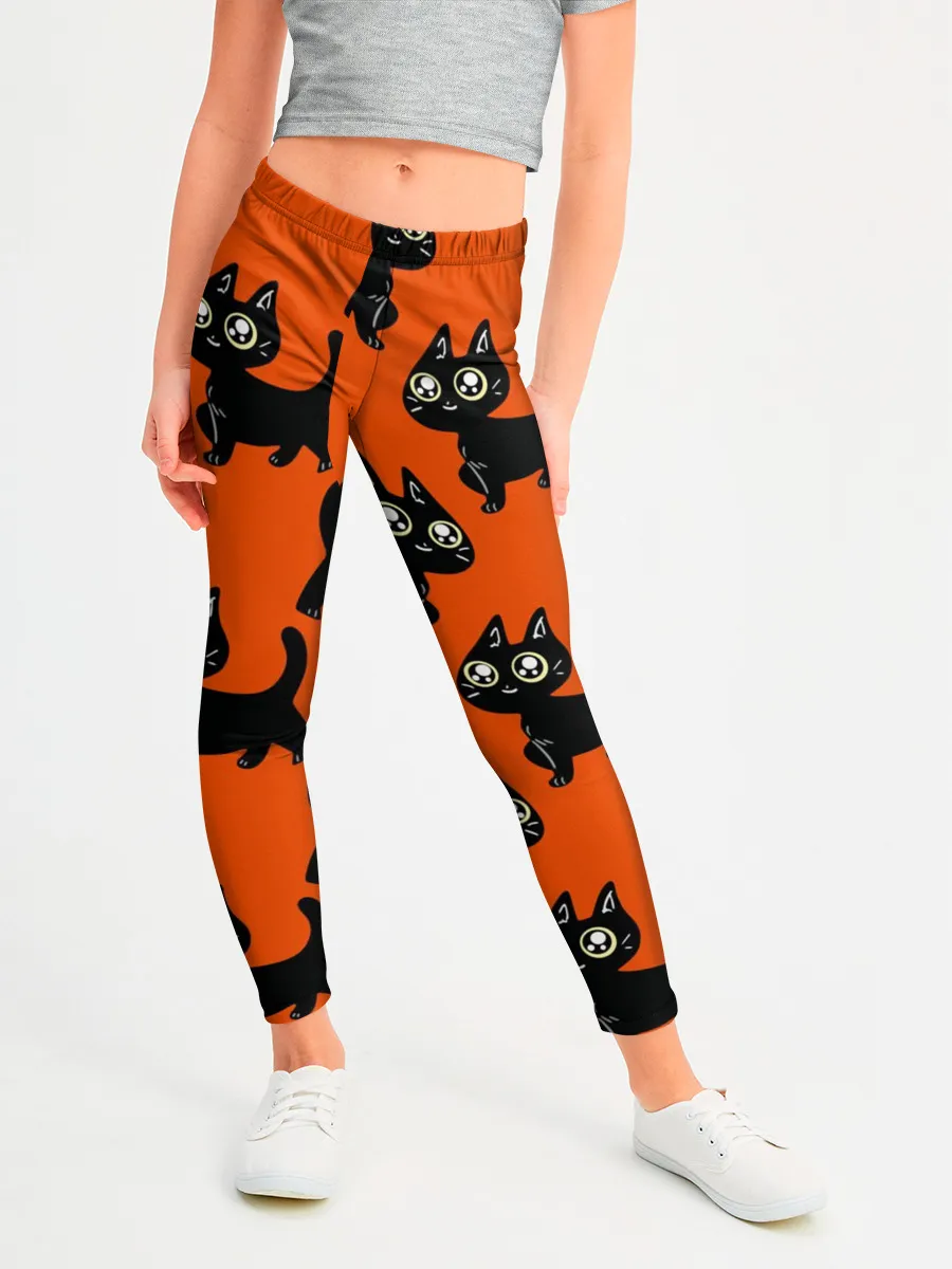 Леггинсы для девочки / HALLOWEEN CATS