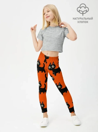 Леггинсы для девочки / HALLOWEEN CATS