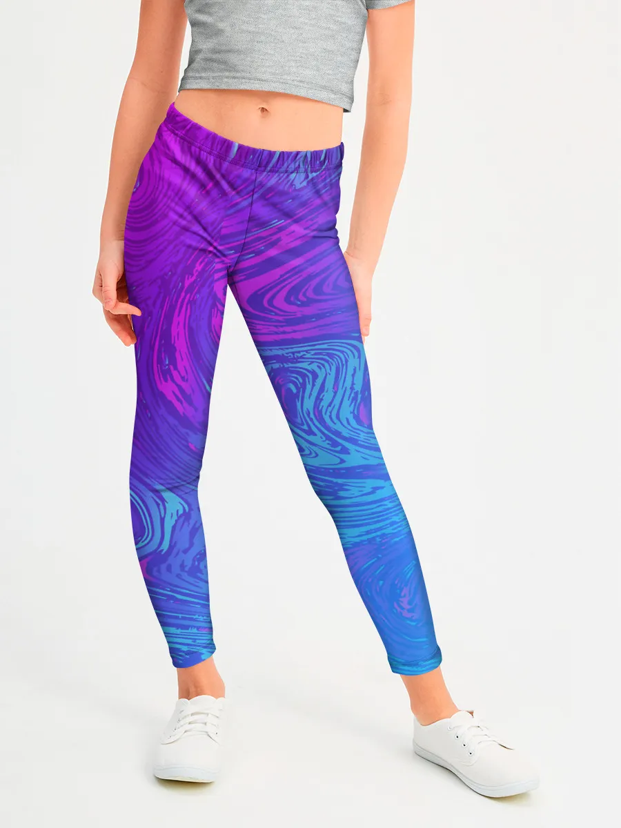 Леггинсы для девочки / BACKGROUND IN NEON