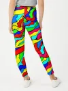 Леггинсы для девочки / Красочные узоры/абстракционизм