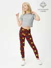 Леггинсы для девочки / Abstract cross armor