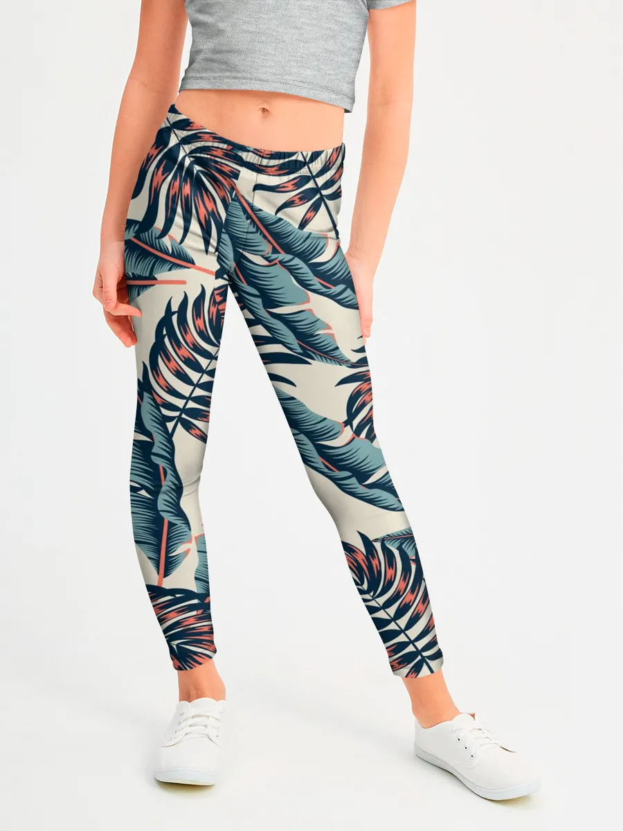 Леггинсы для девочки / Тихие тропики