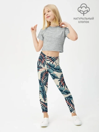 Леггинсы для девочки / Тихие тропики