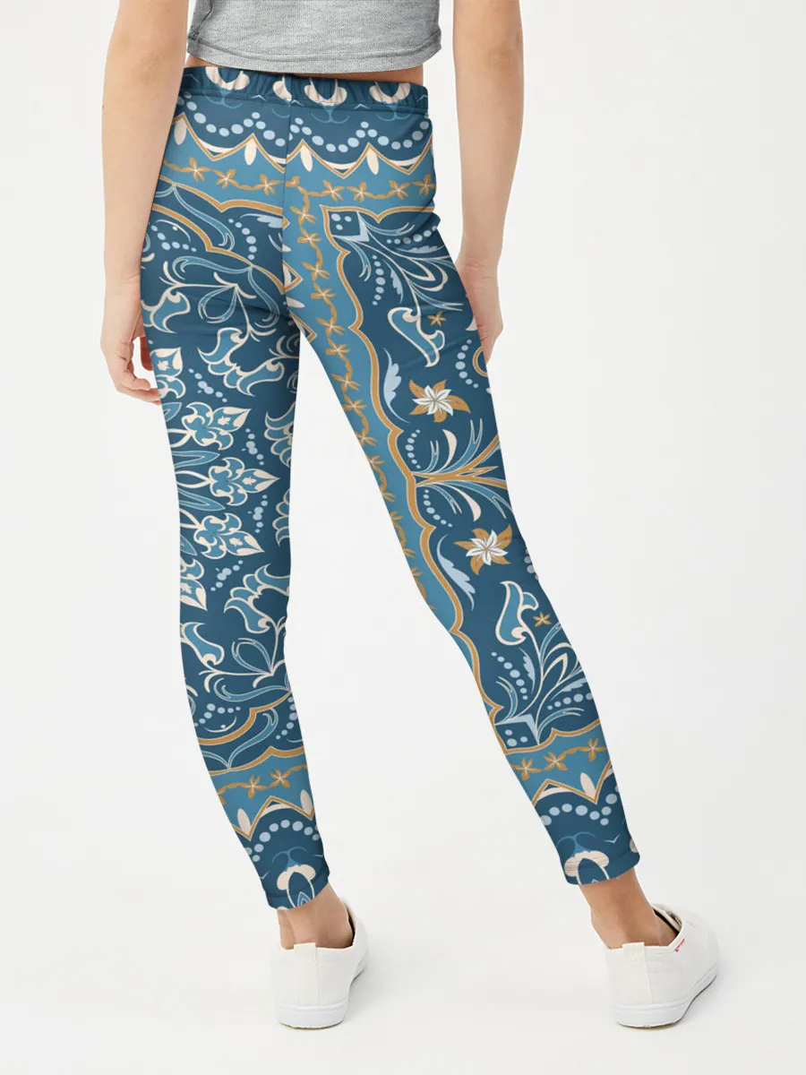 Леггинсы для девочки / Кружево