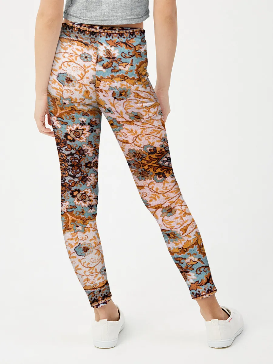 Леггинсы для девочки / Старый ковер