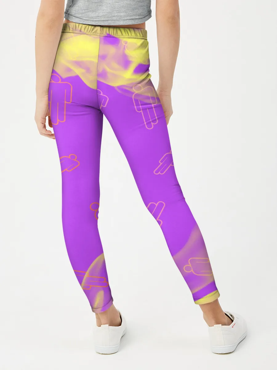 Леггинсы для девочки / BILLIE EILISH / БИЛЛИ АЙЛИШ