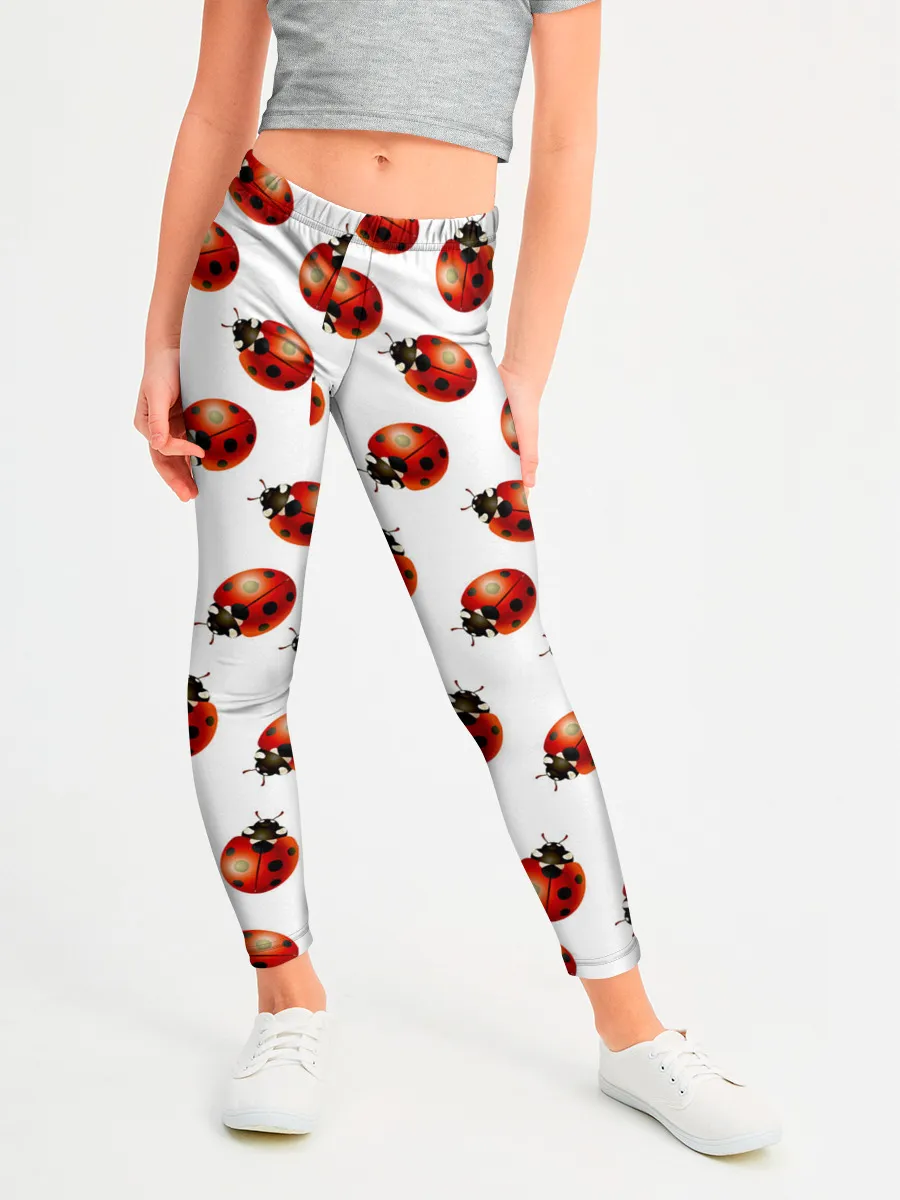 Леггинсы для девочки / Нашествие божьих коровок
