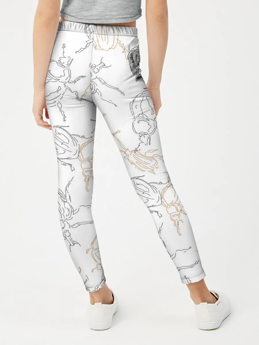 Леггинсы для девочки / Ползучие жучки