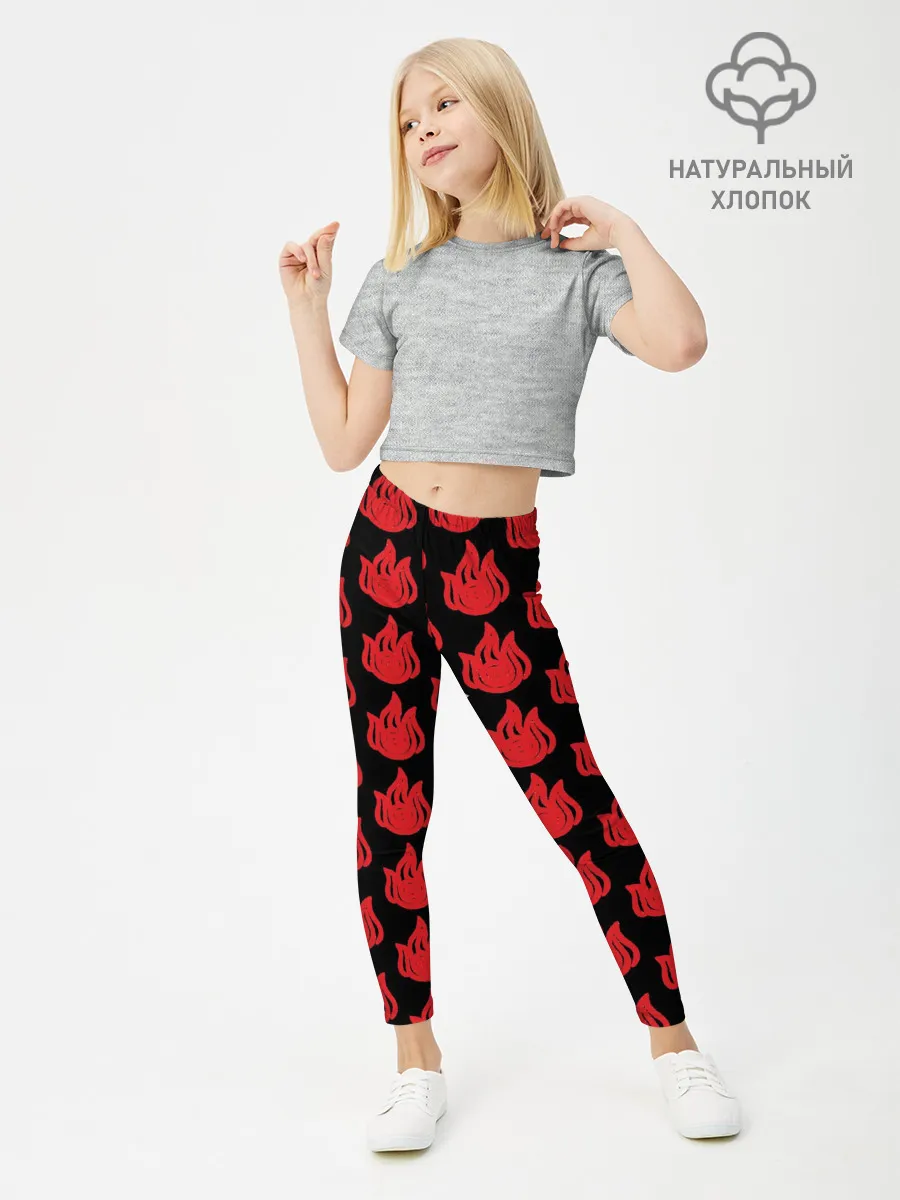 Леггинсы для девочки / ОГОНЬ