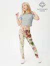Леггинсы для девочки / Цветы