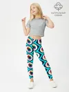 Леггинсы для девочки / Глаза паттерн