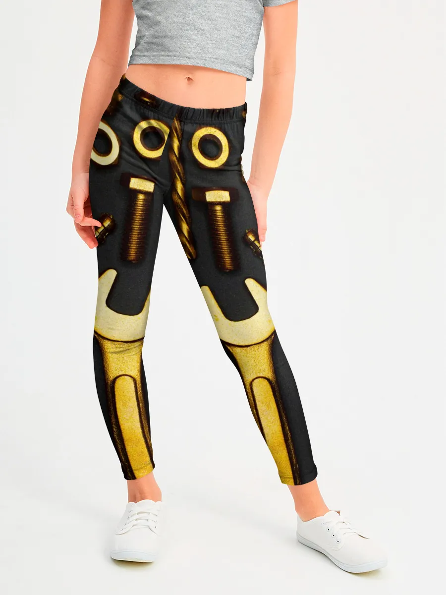 Леггинсы для девочки / КЛЮЧ ГАЙКА