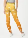 Леггинсы для девочки / Kimetsu no yaiba оранжевый паттерн