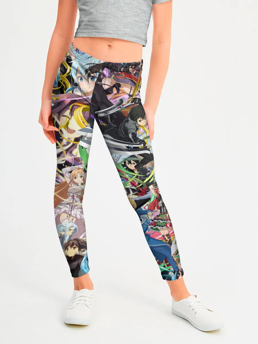 Леггинсы для девочки / Sword Art Online