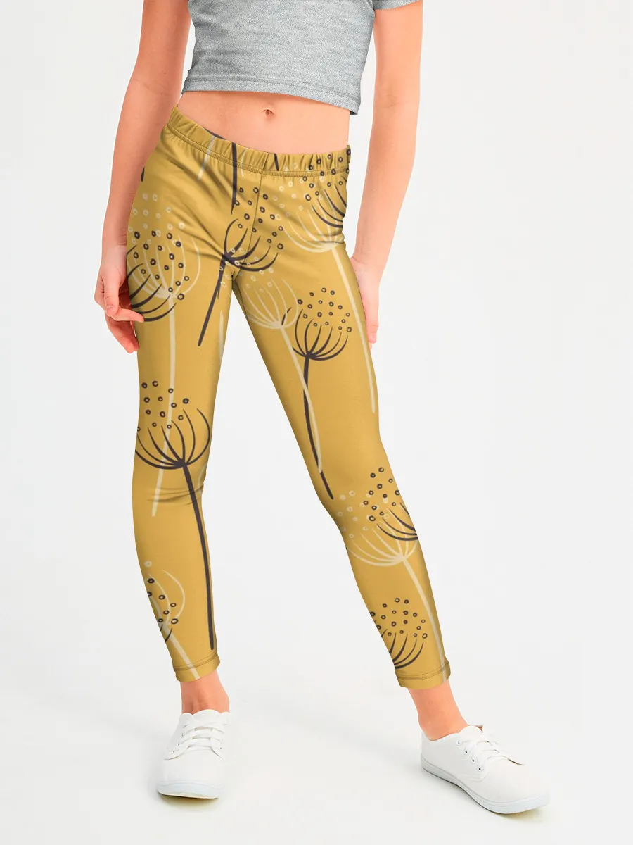 Леггинсы для девочки / Цветы