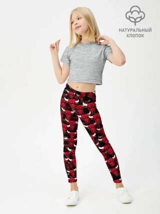 Леггинсы для девочки / Быки Chicago Bulls