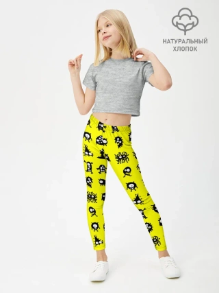 Леггинсы для девочки / монстры