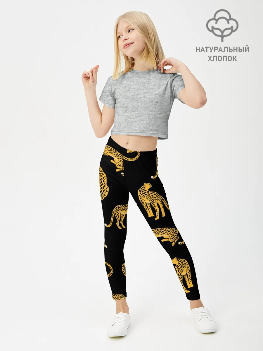 Леггинсы для девочки / Леопарды