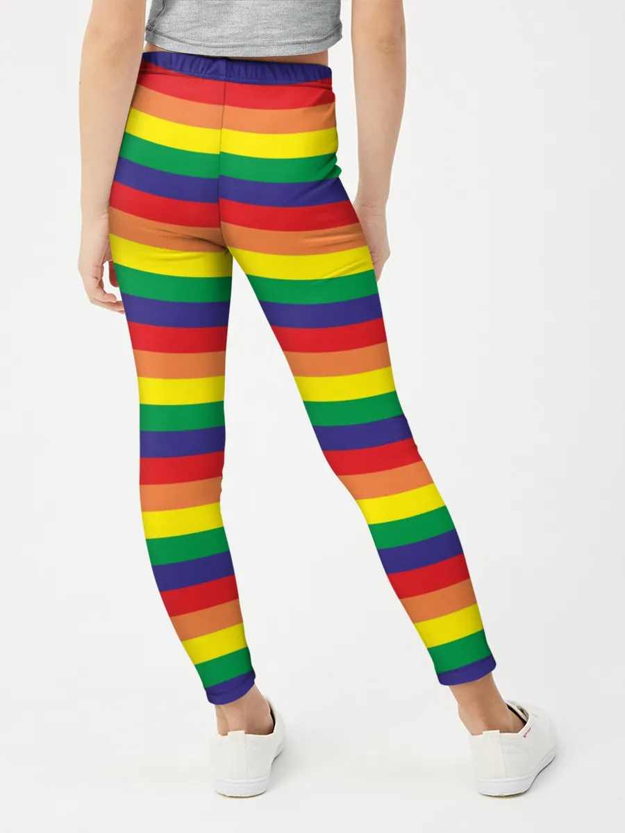 Леггинсы для девочки / Радуга