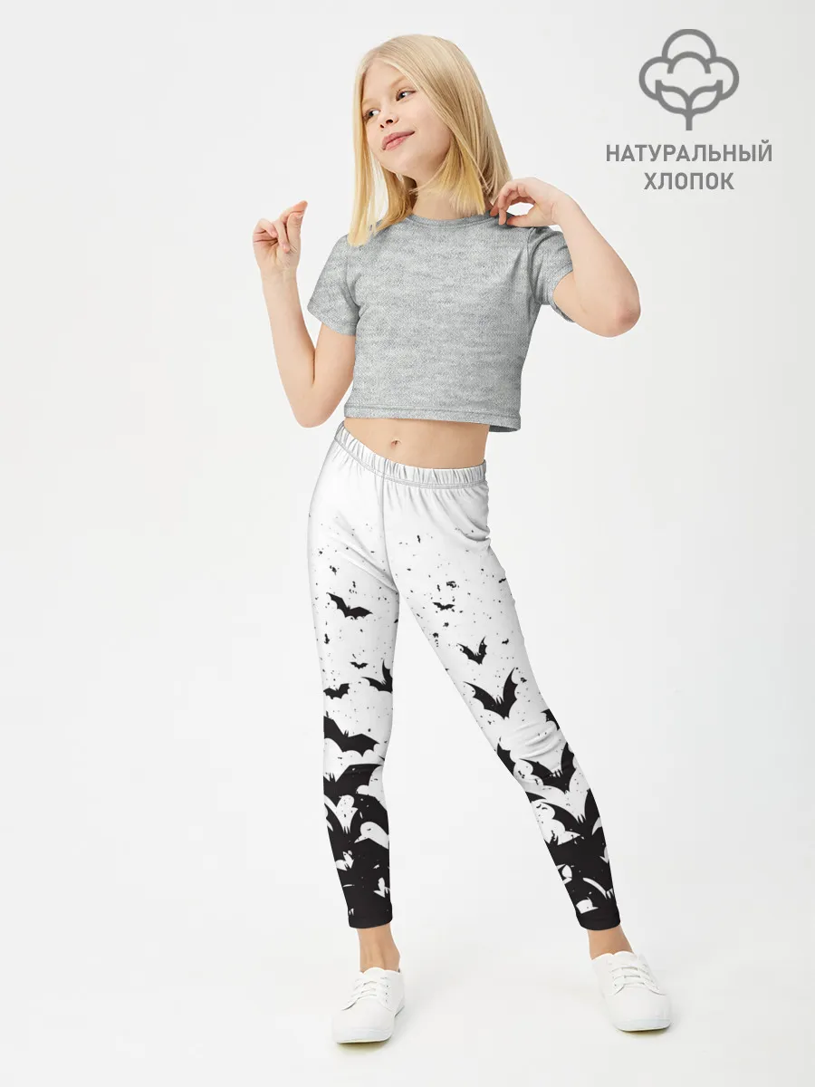 Леггинсы для девочки / Летучие мыши