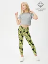 Леггинсы для девочки / Авокадо