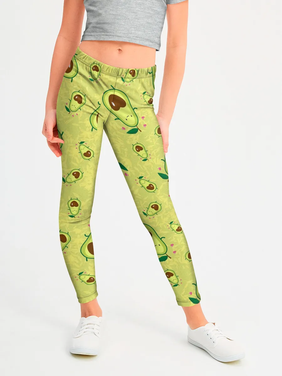 Леггинсы для девочки / Милашка авокадик