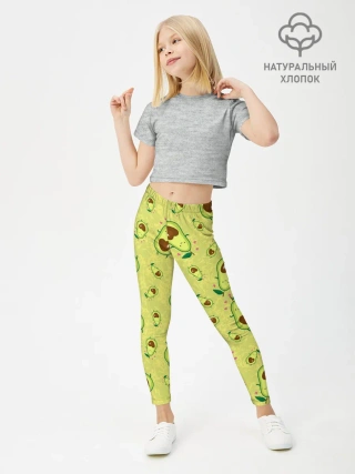 Леггинсы для девочки / Милашка авокадик