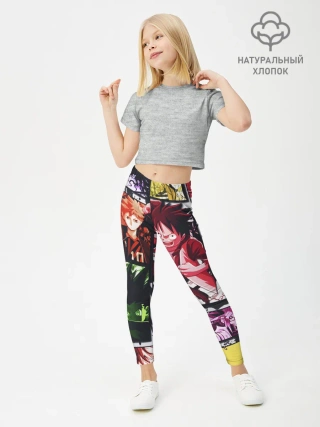 Леггинсы для девочки / EPIC MAIN ANIME CHARACTERS 3D!