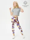 Леггинсы для девочки / LAKERS LOGO