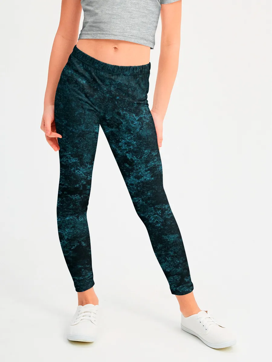 Леггинсы для девочки / ТЕКСТУРА МЕТАЛЛА