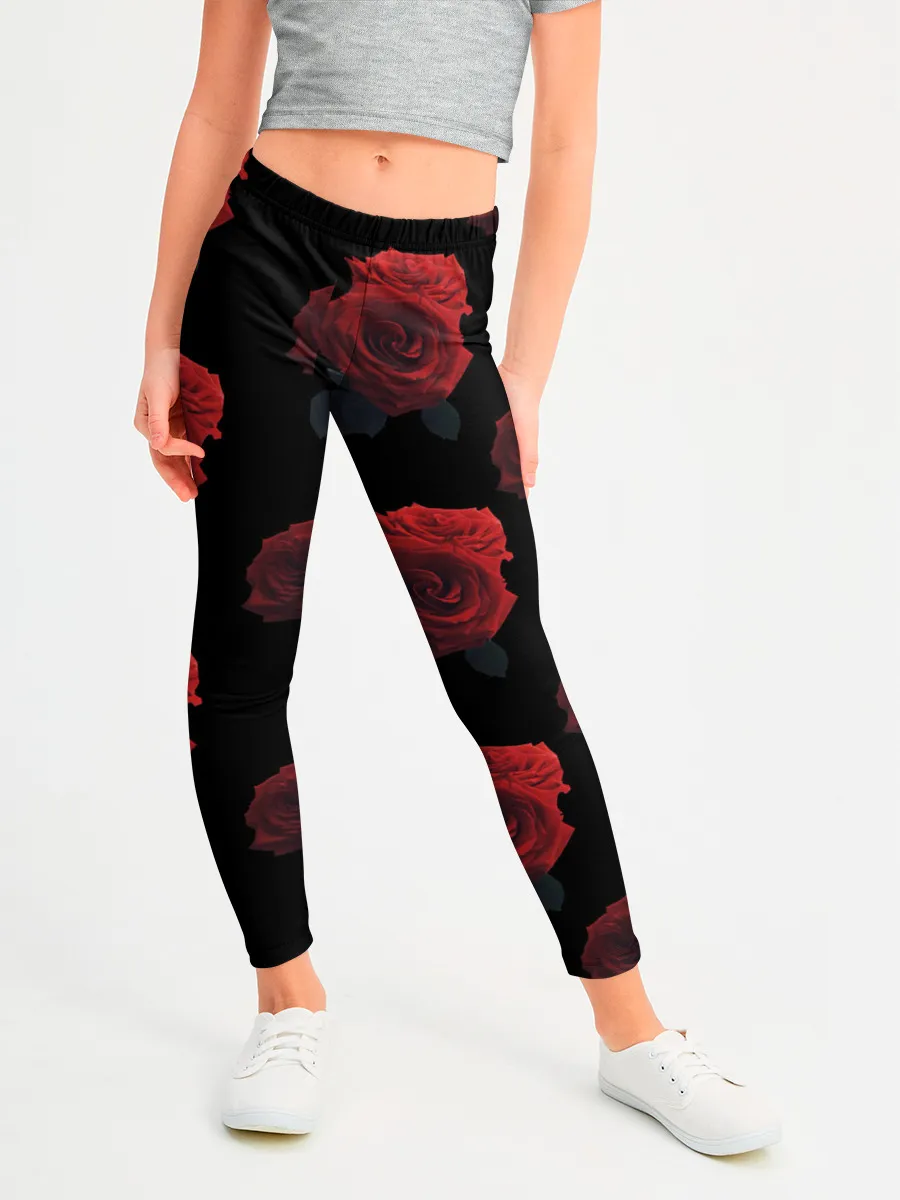 Леггинсы для девочки / Роза
