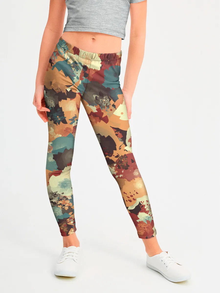 Леггинсы для девочки / Осенние цвета