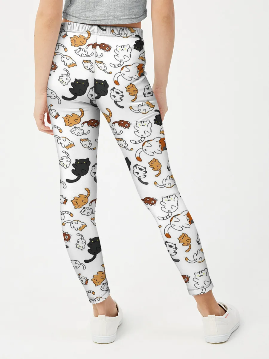 Леггинсы для девочки / КОТИКИ