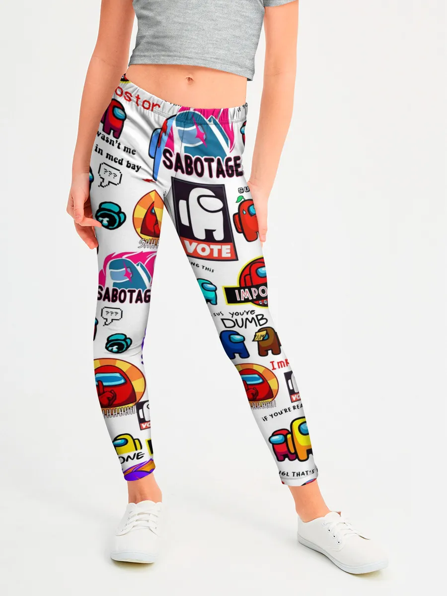 Леггинсы для девочки / AMONG US