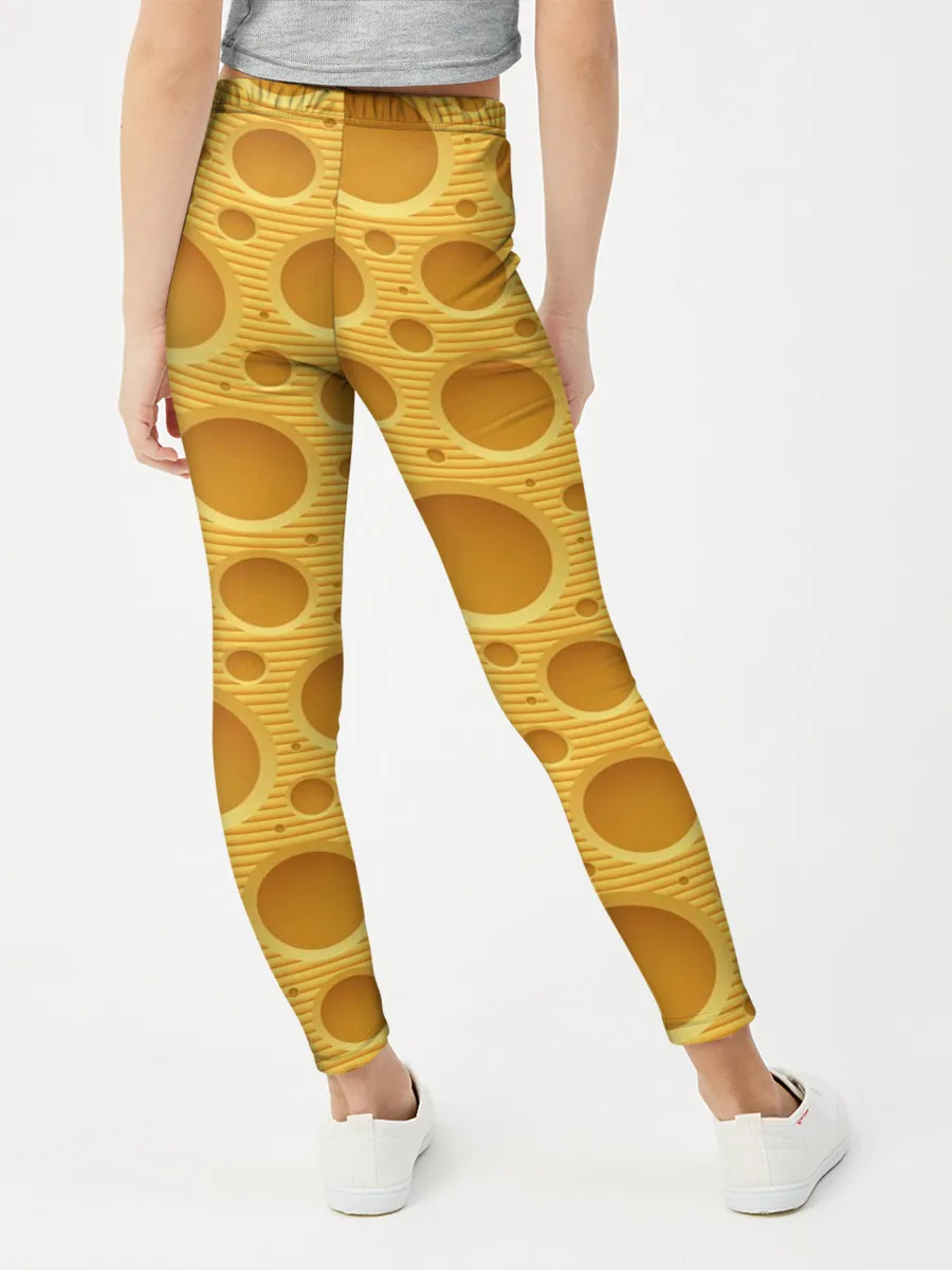 Леггинсы для девочки / Сыр