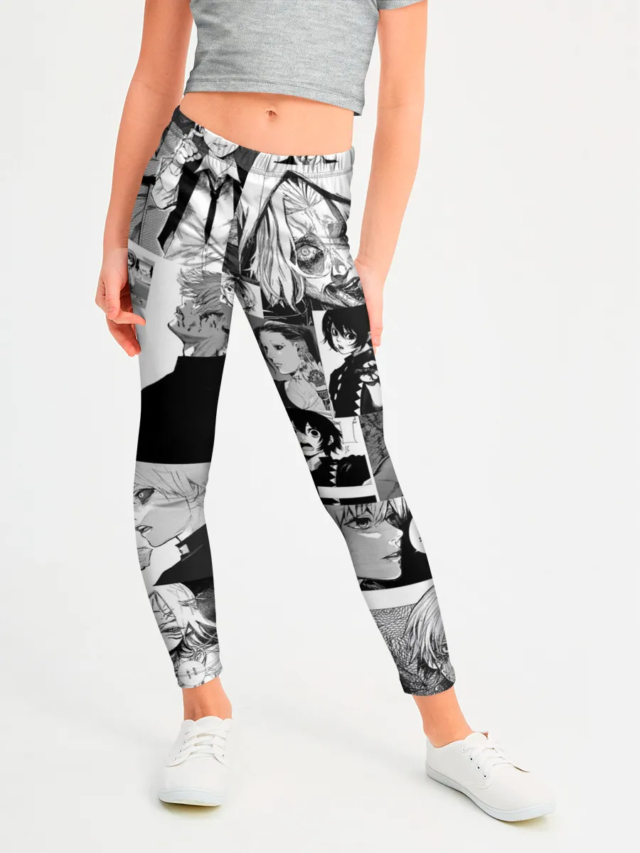 Леггинсы для девочки / Токийский гуль
