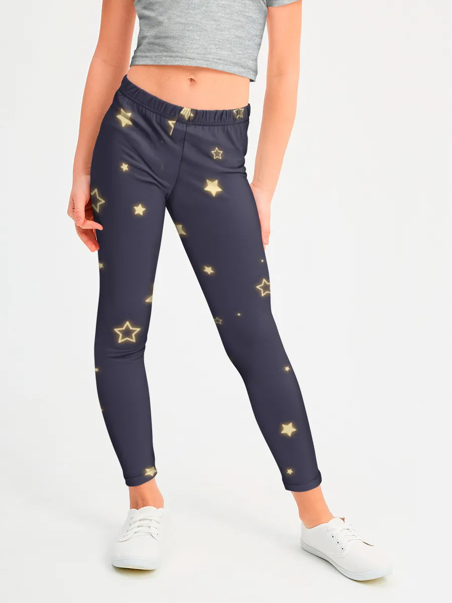 Леггинсы для девочки / звезды