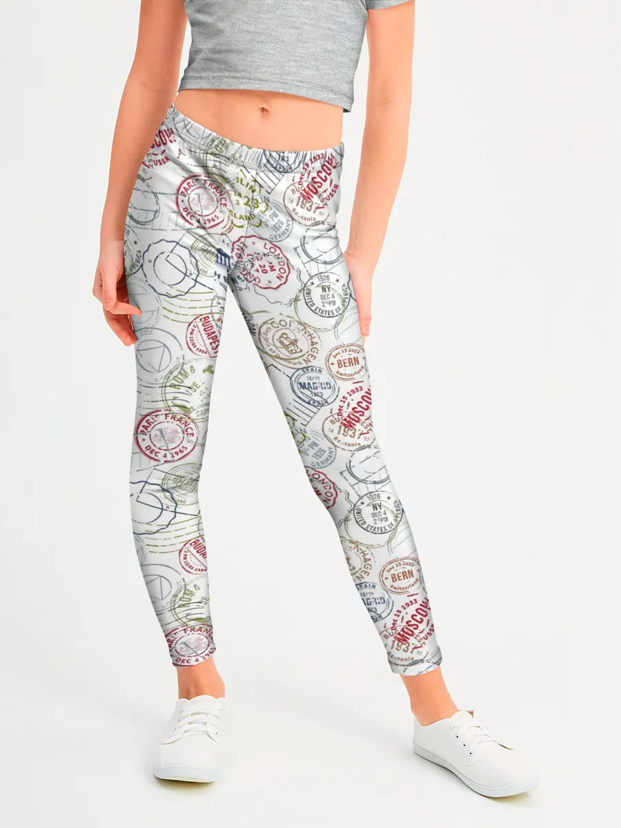 Леггинсы для девочки / Штампы мира