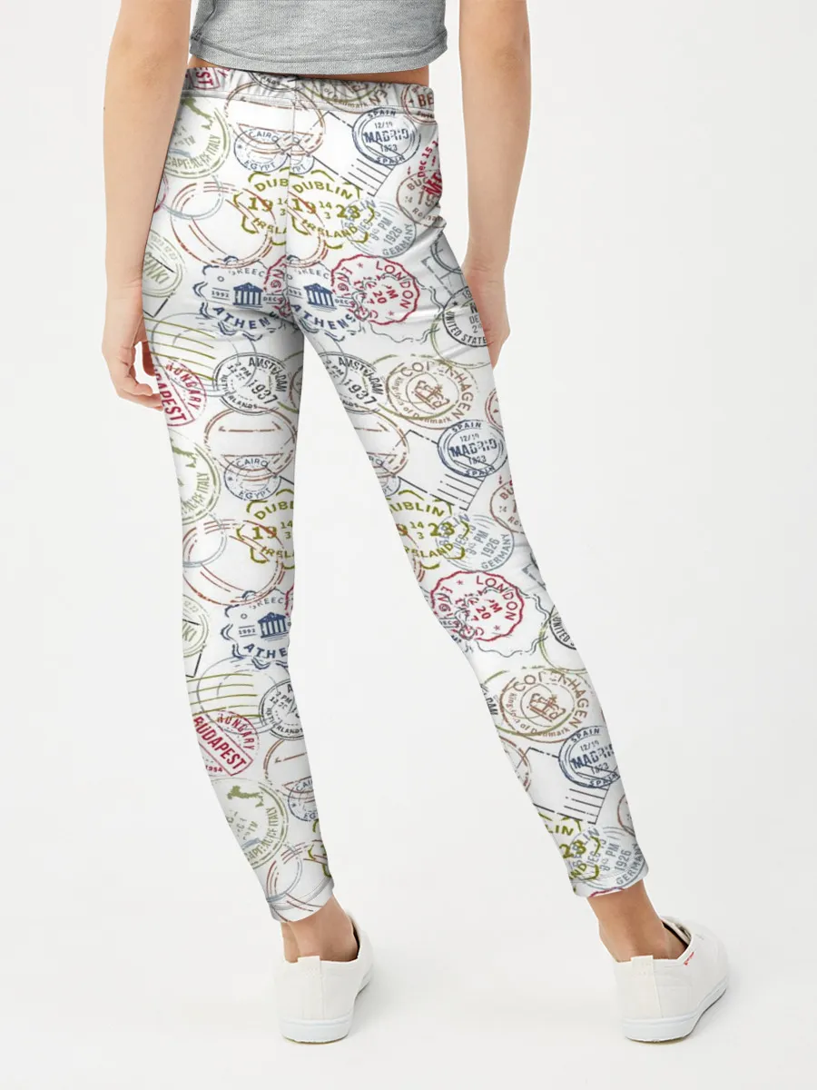 Леггинсы для девочки / Штампы мира