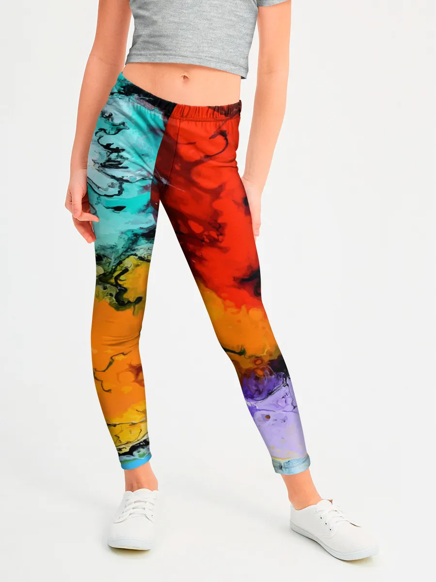 Леггинсы для девочки / Импрессия 2022 vanguard