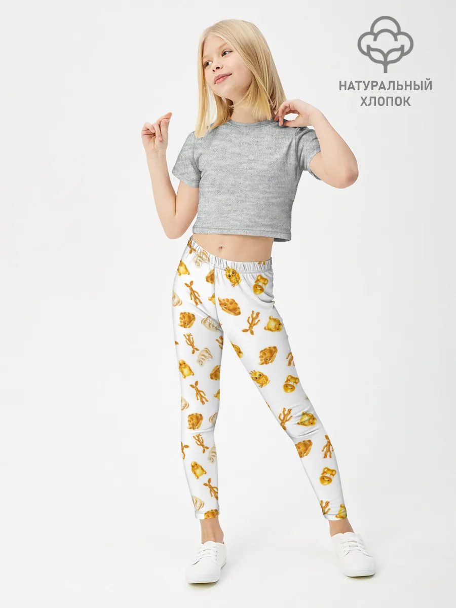Леггинсы для девочки / Baked Goods Kowalski Pattern