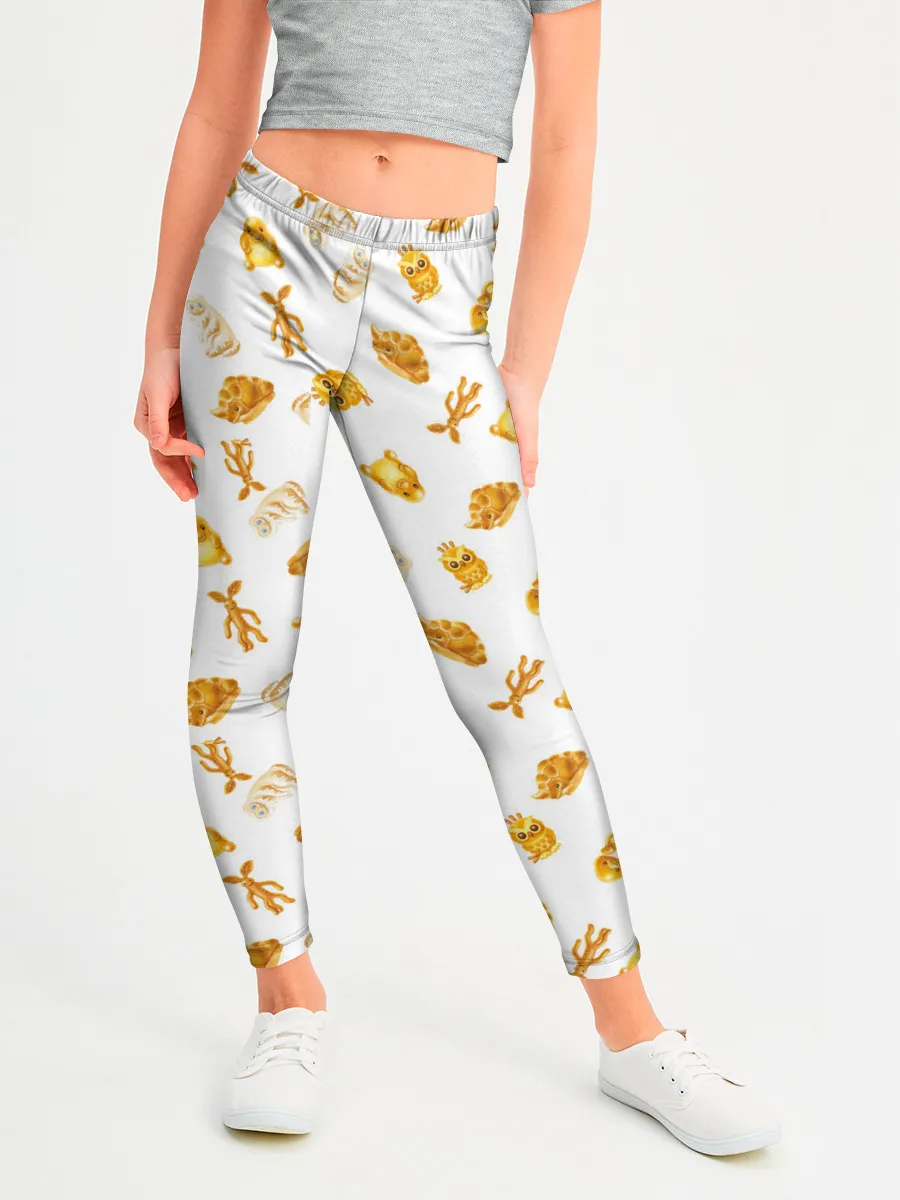 Леггинсы для девочки / Baked Goods Kowalski Pattern