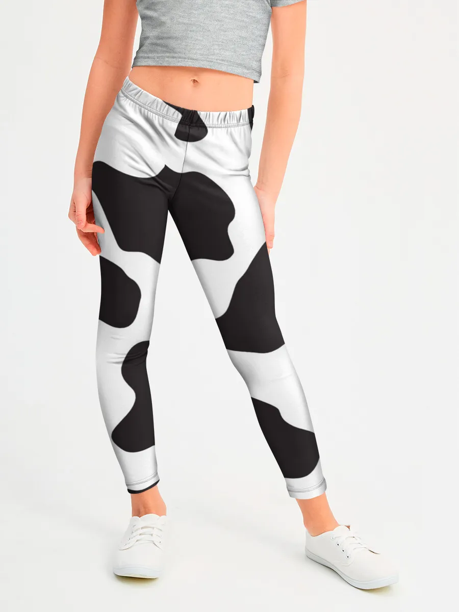 Леггинсы для девочки / корова