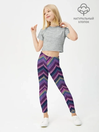 Леггинсы для девочки / Вязь